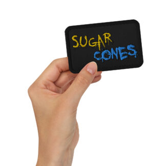Sugar Cones Iron-On Embroidered Patch